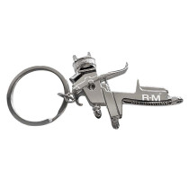 3D Schlüsselanhänger R-M Silber